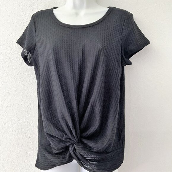 NEW TWIST FRONT TOP BLACK - Picture 7 of 9
